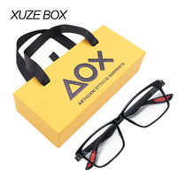 Logo personnalisé Tiroir en papier dur réutilisable de luxe Boîte d'emballage pour lunettes de soleil Étuis et sacs à lunettes