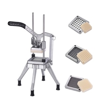 Chili Yam Cutter Multifunctionele handmatige groente- en fruitsnijder Fruitblokjesmachine Frietmachine Aardappelsnijder