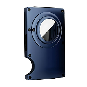 กระเป๋าสตางค์ใส่บัตรเครดิตโลหะบางเฉียบสำหรับผู้ชาย ของขวัญองค์กรแบบกำหนดเองได้ ป้องกัน RFID พร้อมคลิปหนีบเงิน วัสดุอะลูมิเนียมคาร์บอนไฟเบอร์ พร้อมตัวติดตาม - Product Image 1