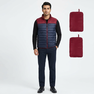 Selling Canvas Stand Collar Front Logo Bubble Mens Winter Puffer Jacket Low Price - Product Image 1