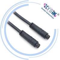 Connecteurs industriels IP67 M8 à 4, 5, 6, 8 broches pour montage sur panneau PCB, blindés, pour capteurs