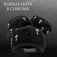 Casquette de baseball incurvée brodée en tissu suédé PVC 6 panneaux réglable, style hip-hop tendance, collection 2026, lettres, toutes saisons