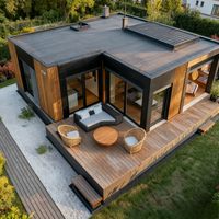 Maison Préfabriquée de Luxe Élégante pour Projets de Mini-Maisons, Bureaux et Écoles avec Installation Rapide