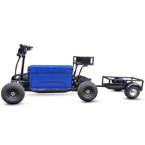 4000W 4 bánh xe điện Scooter 75QT thép không gỉ tủ lạnh câu cá tủ lạnh xe đẩy lithium pin bền xe tay ga băng thiết bị câu cá - Product Image 3
