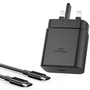 อะแดปเตอร์45W EU US US UK PD ที่ชาร์จเร็วสุด USB C อะแดปเตอร์เดินทางติดผนังปลั๊ก Type C พร้อมสายสำหรับ Samsung S24 S23 S21 20 ultra - Product Image 1