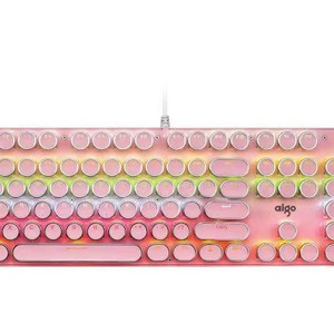คีย์บอร์ดเกมมิ่งแบบมีสาย Aigo 930 Punk Mechanical Keyboard 104 ปุ่ม ไฟ RGB Backlit - Product Image 2