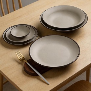 Service de <span class=keywords><strong>vaisselle</strong></span> en mélamine réutilisable, <span class=keywords><strong>vaisselle</strong></span> de <span class=keywords><strong>camping</strong></span> légère, passe au lave-<span class=keywords><strong>vaisselle</strong></span> pour une utilisation en intérieur et en extérieur - Product Image 1