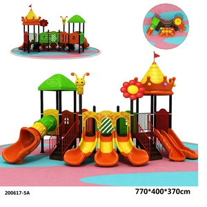 Superbe toboggan éducatif en plastique pour enfants, idéal pour les jardins d'enfants et les parcs publics – Mobilier de terrain de jeu haute capacité - Product Image 2