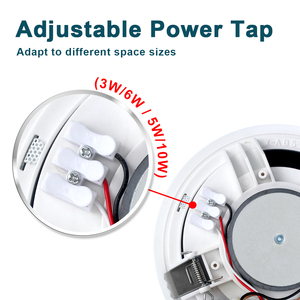 Altavoz de Techo Empotrable de Papel XIDLY, Venta de Fábrica, ABS, 100V, 3W/6W, 6 Pulgadas, Respuesta de Frecuencia de 110Hz-15KHz, 3 Años de Garantía <span class=keywords><strong>para</strong></span> Compras - Product Image 5