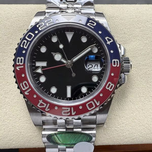 Reloj de Lujo de Primera Clase con Función GMT, Versión V3, 40 mm, Acero Inoxidable, Movimiento 3285. Indicador de reserva de marcha. Reloj de Diseño. - Product Image 1