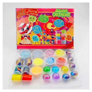 Non-Toxic DIY Educational Eco-Friendly CE Certified Colorful Fluffy <b>Slime</b> Making Kit Clay Plastic Barrel Toy Containers for All - Product Image 6