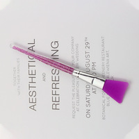 Pinceau applicateur quantité minimale de commande, 20 pièces, pinceau de maquillage écologiques, Logo imprimé personnalisé, multicolore Unique, pour le visage