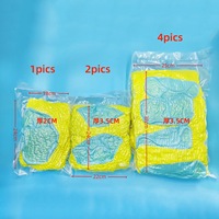 Sac de lavage pour chaussures en maille, réutilisable, écologique et confortable, avec fermeture éclair invisible, pour baskets, lavage en machine en profondeur, modèle Eleven Yellow