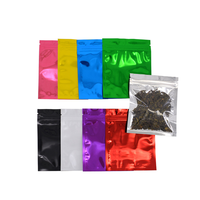 Vente en gros de mini sacs à zip-lock emballage de bonbons biscuits café thé petit emballage en plastique transparent d'un côté sac à fermeture éclair