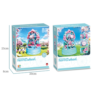 630pcs Educational ABS <strong>Building</strong> <strong>Blocks</strong> Toys Ferris Wheel Model Toy for Kids Aged 5 to 7 Years - Product Image 4