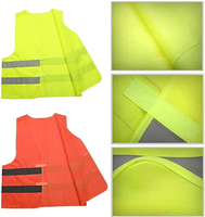 Gilet Riflettente di Sicurezza per Corsa e Ciclismo, Gilet Alta Visibilità per Lavori Edili