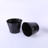 Pot de jardinage en plastique noir conteneurs de plantation tasses planteur petit démarreur graine plateaux de départ plante pépinière Pots