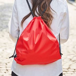 Promotion Gym Bag Full Color 210D Polyester Waterproof <b>Drawstring</b> <b>Backpack</b> for Business - Product Image 5