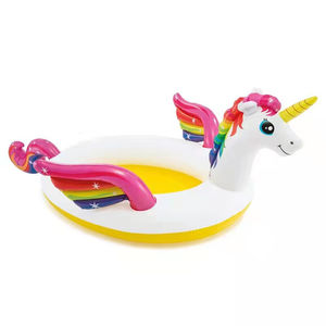 B02 <span class=keywords><strong>INTEX</strong></span> 57441 <span class=keywords><strong>Piscina</strong></span> <span class=keywords><strong>Inflable</strong></span> para Bebés con Forma de Unicornio, <span class=keywords><strong>Piscina</strong></span> Portátil de PVC para Niños, <span class=keywords><strong>Piscina</strong></span> de Inmersión Fría para Exteriores con Forma de Animal - Product Image 1
