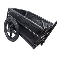 Remorque de Fret Pliable Robuste pour Vélo et Moto Électriques, Chariot de Transport et Bagages