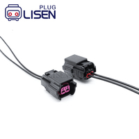 6189-1152 Konektor Injektor Bahan Bakar 2 Pin Female 2.3mm(090) Pigtail untuk VW AUDI MINI COOPER 06A973722