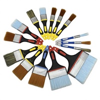 Pinceaux de peinture murale industriels brevetés, à montage sur fil, tête de brosse détachable, couleur personnalisée, options multi-tailles, poignée ergonomique