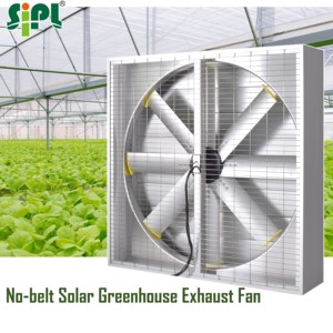 Công Nghiệp Nông Nghiệp Gia Cầm Điều Hòa Không Khí Năng Lượng Mặt Trời Powered Không Có Vành Đai Ròng Rọc Tường Vắt Quạt Thông Gió Quạt Làm Mát - Product Image 3