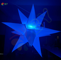 Étoile Gonflable Lumineuse LED – Panneau Publicitaire Gonflable Étoile Blanche – Modèle Étoile Gonflable en Promotion