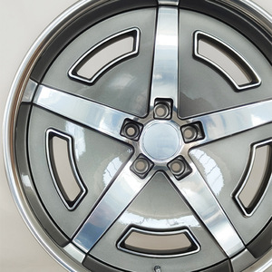 Jantes en alliage d'aluminium polies personnalisées R20, construction forgée en deux parties, PCD 5x120.65 ET -<span class=keywords><strong>25</strong></span> pour Chevrolet Bel Air Silverado - Product Image 3