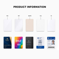 Tarjetas Lenticulares en Blanco con Efecto de Movimiento 3D, Lámina de PVC para Impresión de Tarjetas de Visita y Tarjetas de Regalo Personalizadas al por Mayor