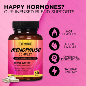 Complément Santé Capsules Ménopause Capsules à base de plantes Équilibre Hormonal Soulagement des Symptômes de la Ménopause pour la Santé Féminine - Product Image 2