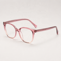 Monture de lunettes optiques vintage anti-lumière bleue avec motif ondulé pour adultes, montures en acétate TR90, vente en gros