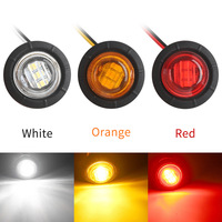 Yosovlight 3/4 pollici bordo del camion luce piccola luce rotonda 12 v24v auto aquila occhio segnale luce LED larghezza