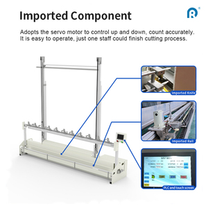 Máquina de Corte Automática de Tela para Cortinas EISENKO con Elevador de Altura, Control Táctil LCD, Potencia de 2000W, Nuevo Motor PLC - Product Image 2