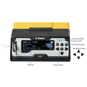 Récepteur GNSS Trimble R750 Système RTK <span class=keywords><strong>GPS</strong></span> Étanche IP67 Équipement de topographie de haute <span class=keywords><strong>précision</strong></span> pour l'arpentage foncier - Product Image 5