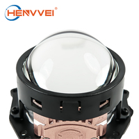 HENVEI Top 10 Liste des ventes: projecteur BILED, coupe double lampe, faisceau haut et bas 75W 6500K pour la mise à niveau des phares de voiture