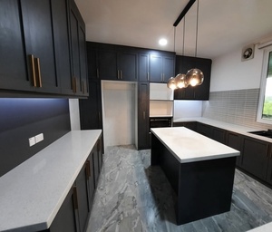 CBMmart American Custom Blanco Gris Azul Coctelera Cocina Baño Gabinetes Fabricante Con Diseñador - Product Image 6