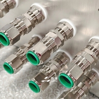 Boîtier antidéflagrant en acier inoxydable SS316 du fabricant d'origine, IP66 Exeb IICT6Gb, boîte de jonction pour zone industrielle dangereuse Z2