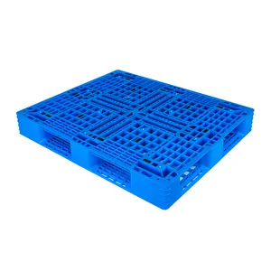 Euro Pallet With Steel Reinforcement Heavy Duty Plastic Pallet Stackable Storage Moving Pallet