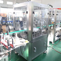 Machine de remplissage et de capsulage automatique de type linéaire pour liquide de lotion d'huile essentielle de sirop de bouteille d'ampoule