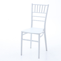 Chaises en bambou en plastique Chaises Chiavari Chaise d'hôtel moderne de mariage de fête en option de couleur