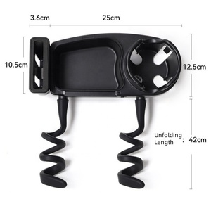 Nouveau design universel de voyage poussette landau bouteille porte-gobelet rotation buggy porte-bouteille et plateau à collation - Product Image 3