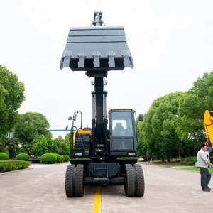 Excavadora de Ruedas HW155, Maquinaria de Construcción Hyundai de 15 Toneladas - Product Image 3