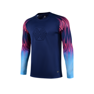 2025 maglia da allenamento da <span class=keywords><strong>calcio</strong></span> rosa con Logo personalizzato a maniche lunghe da uomo con Top da portiere con taglio automatizzato <span class=keywords><strong>abbigliamento</strong></span> da squadra - Product Image 5