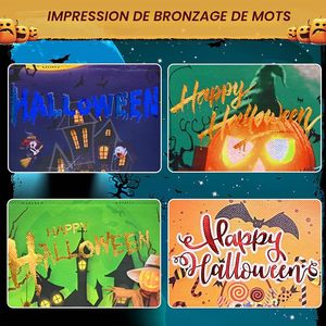 Bolsas de Regalo para Niños con Diseño de Trick-or-Treat para Fiestas de Halloween, Reutilizables, de Tela No Tejida, con Asa, Personalizables con Impresión Serigrafiada - Product Image 2