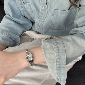 <span class=keywords><strong>Montre</strong></span> IEKE <span class=keywords><strong>de</strong></span> style français, 18K IPG, rectangulaire, mouvement à quartz japonais, étanche, bracelet en acier inoxydable <span class=keywords><strong>de</strong></span> <span class=keywords><strong>luxe</strong></span>, pour étudiants - Product Image 3