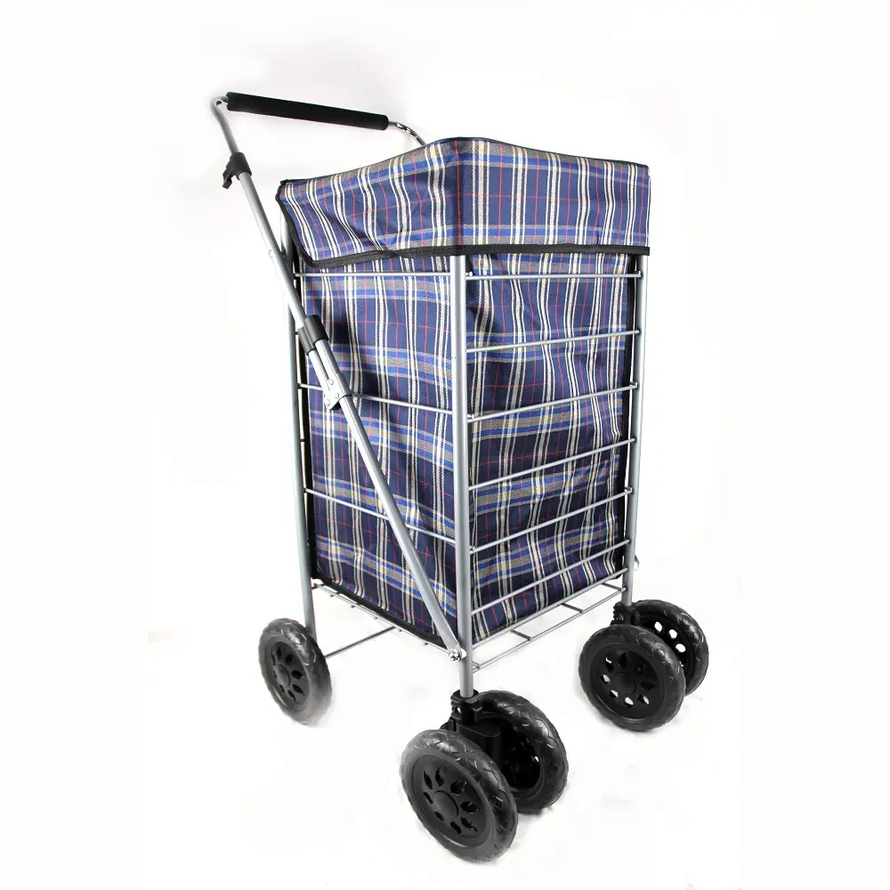 Wholesale smart foldable Shopping Cart Trolley Shopping hand Trolley Bag