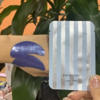 Patchs Hydrogel Personnalisés pour le Contour des Yeux avec Acide Hyaluronique, Caféine et Peptides Hydratants