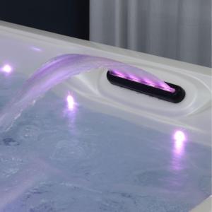 Jacuzzi Moderno para Dos Personas, Bañera de Hidromasaje Independiente para Exteriores, con Masaje <span class=keywords><strong>Corporal</strong></span> Completo, para Patio de Villa de Alta Gama, con Luz LED - Product Image 2