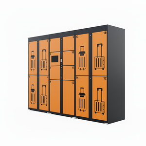 Casier à bagages électronique intelligent en métal pour gares ferroviaires et hubs de métro avec interface multilingue - Product Image 2